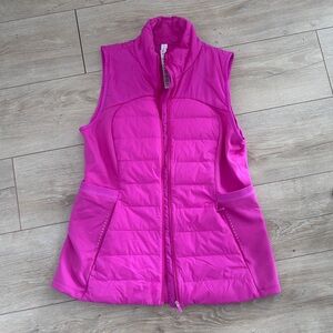 Lululemon Down For It All Vest - Sonic Pink